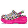 Crocs x Lisa Frank メガクラッシュクロッグ “ピンクマルチ” 207735-6QQ