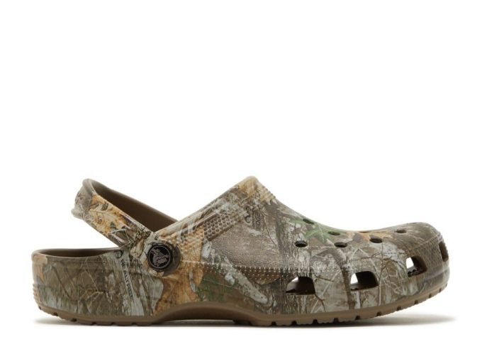 Realtree x クラシッククロッグ「エッジカモ – ウォルナット」