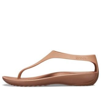 クロックス（WMNS）セレナ フリップ “ブラウン” 205468-860