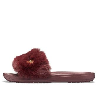 クロックス（WMNS）ワインレッドスリッパ 205968-60U